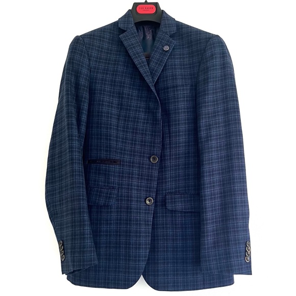 Ted Baker Other - Ted Baker Men’s Glen Check Blue Sportcoat/Blazer
